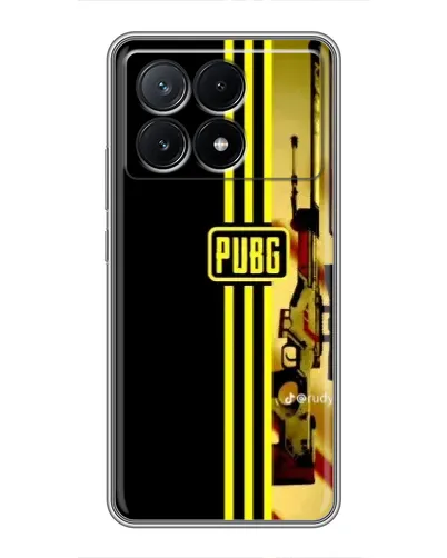 Чехол для Xiaomi POCO X6 Pro (5G) с картинкой «PUBG — камуфляжный шлем»