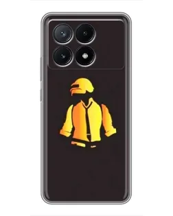 Чехол для Xiaomi POCO X6 Pro (5G) с картинкой «Winner Winner — PUBG»