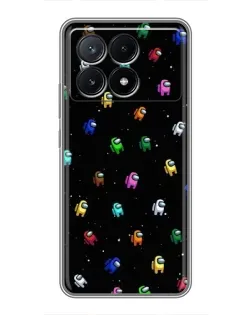 Чохол для Xiaomi POCO X6 Pro (5G) з картинкою «Екіпаж Among Us»