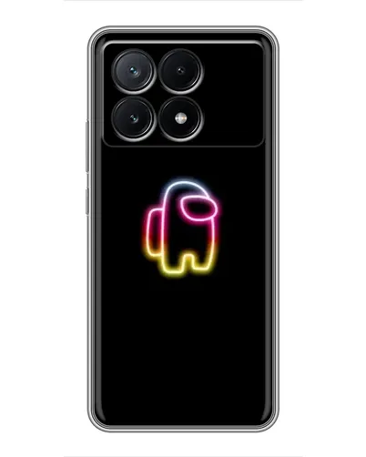 Чехол для Xiaomi POCO X6 Pro (5G) с картинкой «Among Us градиент»
