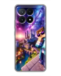 Чохол для Xiaomi POCO X6 Pro (5G) з картинкою «Стів та космос»