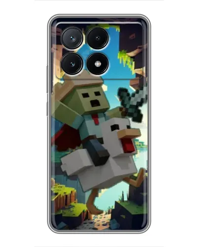 Чехол для Xiaomi POCO X6 Pro (5G) с картинкой «Стив и гусь»