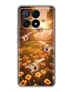 Чехол для Xiaomi POCO X6 Pro (5G) с картинкой «Поле подсолнухов»