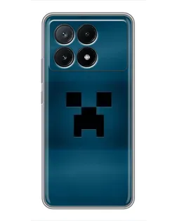 Чехол для Xiaomi POCO X6 Pro (5G) с картинкой «Крипер текстура»