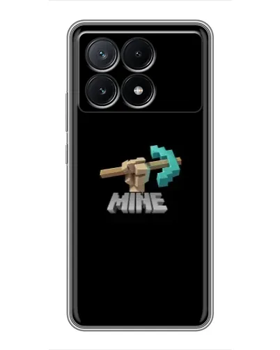 Чехол для Xiaomi POCO X6 Pro (5G) с картинкой «Алмазная кирка»