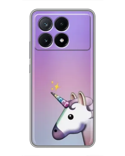 Чехол для Xiaomi POCO X6 Pro (5G) с картинкой «Единорог градиент»