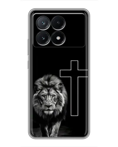 Чехол для Xiaomi POCO X6 Pro (5G) с картинкой «Лев и Крест» Чехол для Xiaomi POCO X6 Pro (5G) с картинкой «Лев и Крест»