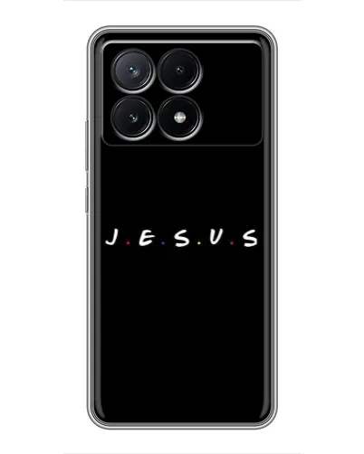 Чехол для Xiaomi POCO X6 Pro (5G) с картинкой «Точки веры J.E.S.U.S.» Чехол для Xiaomi POCO X6 Pro (5G) с картинкой «Точки веры J.E.S.U.S.»