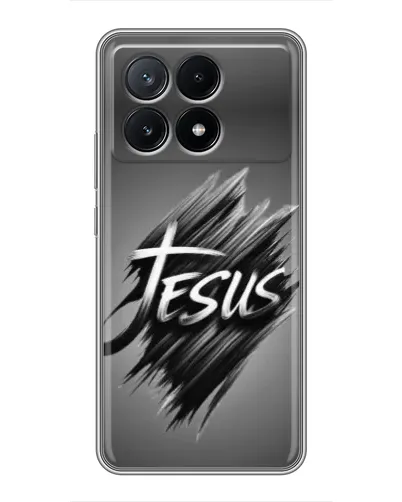 Чехол для Xiaomi POCO X6 Pro (5G) с картинкой «Надпись Jesus Graffiti» Чехол для Xiaomi POCO X6 Pro (5G) с картинкой «Надпись Jesus Graffiti»