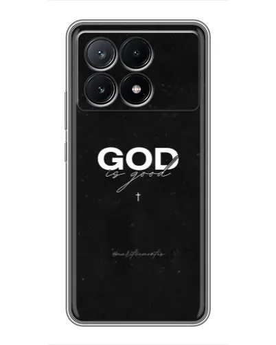 Чехол для Xiaomi POCO X6 Pro (5G) с картинкой «GOD — Бог над всем» Чехол для Xiaomi POCO X6 Pro (5G) с картинкой «GOD — Бог над всем»
