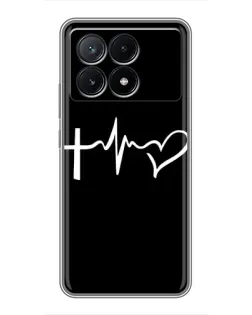 Чохол для Xiaomi POCO X6 Pro (5G) з картинкою «Пульс віри»