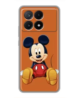 Чехол для Xiaomi POCO X6 Pro (5G) с картинкой «Микки отдыхает»