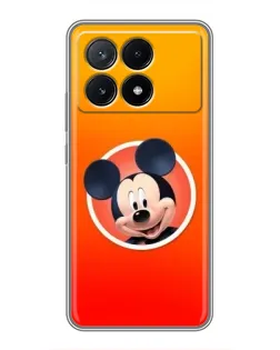 Чехол для Xiaomi POCO X6 Pro (5G) с картинкой «Mickey в круге»