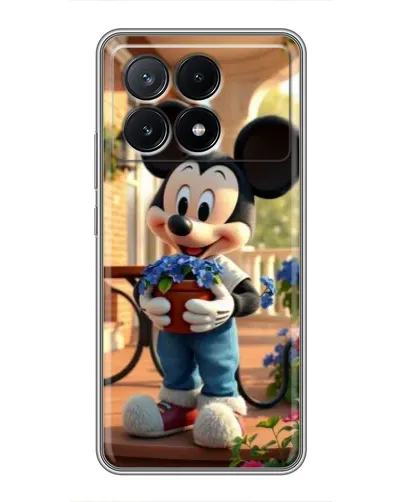 Чехол для Xiaomi POCO X6 Pro (5G) с картинкой «Микки садовод»