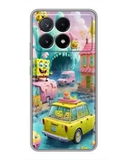 Чехол для Xiaomi POCO X6 Pro (5G) с картинкой «Монстр-трак приключения»