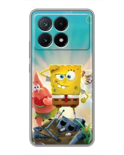 Чехол для Xiaomi POCO X6 Pro (5G) с картинкой «Спанч Боб победитель» Чехол для Xiaomi POCO X6 Pro (5G) с картинкой «Спанч Боб победитель»