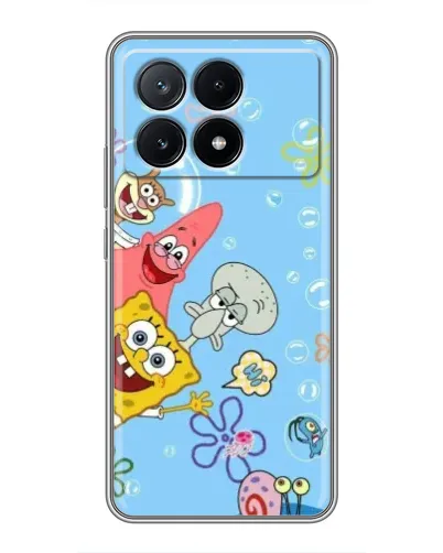 Чехол для Xiaomi POCO X6 Pro (5G) с картинкой «Веселые пузырьки» Чехол для Xiaomi POCO X6 Pro (5G) с картинкой «Веселые пузырьки»