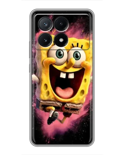 Чехол для Xiaomi POCO X6 Pro (5G) с картинкой «Взрывной Спанч Боб» Чехол для Xiaomi POCO X6 Pro (5G) с картинкой «Взрывной Спанч Боб»