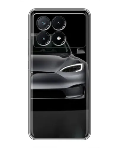 Чехол для Xiaomi POCO X6 Pro (5G) с картинкой «Tesla Model S Look»