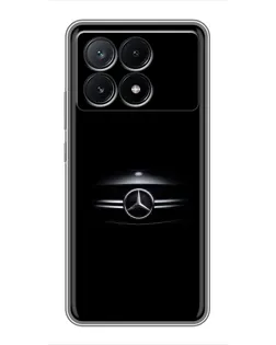 Чехол для Xiaomi POCO X6 Pro (5G) с картинкой «Mercedes — абстрактные линии»