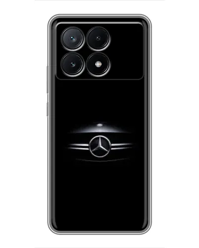 Чехол для Xiaomi POCO X6 Pro (5G) с картинкой «Mercedes — абстрактные линии»
