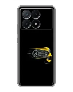Чехол для Xiaomi POCO X6 Pro (5G) с картинкой «Mercedes — ретро стиль»