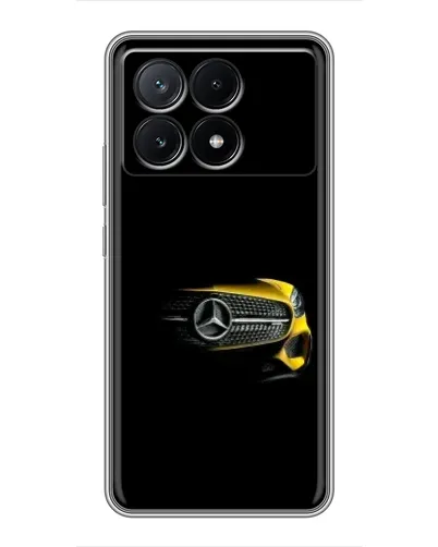 Чехол для Xiaomi POCO X6 Pro (5G) с картинкой «Mercedes — ретро стиль»