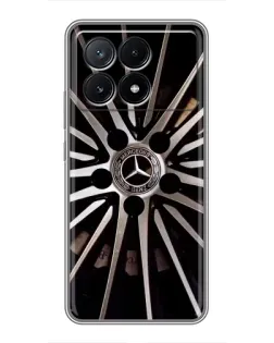 Чехол для Xiaomi POCO X6 Pro (5G) с картинкой «Диск Mercedes»
