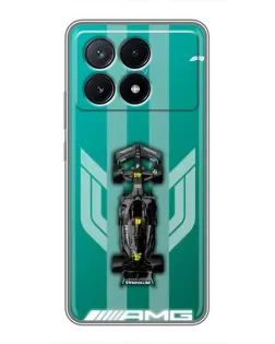Чехол для Xiaomi POCO X6 Pro (5G) с картинкой «Mercedes AMG Petronas»