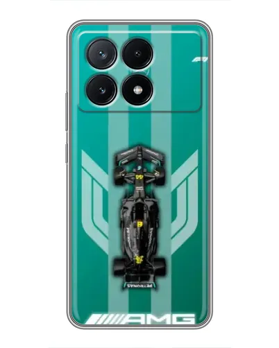 Чехол для Xiaomi POCO X6 Pro (5G) с картинкой «Mercedes AMG Petronas»