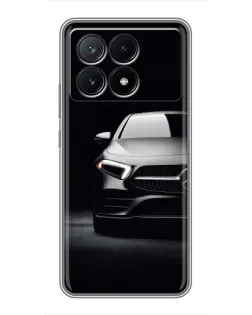 Чехол для Xiaomi POCO X6 Pro (5G) с картинкой «Свет фар Mercedes»