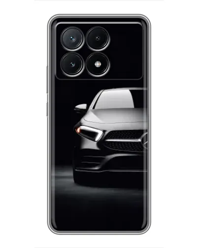Чехол для Xiaomi POCO X6 Pro (5G) с картинкой «Свет фар Mercedes»