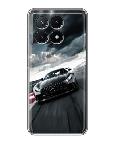 Чехол для Xiaomi POCO X6 Pro (5G) с картинкой «Гоночный Mercedes AMG»