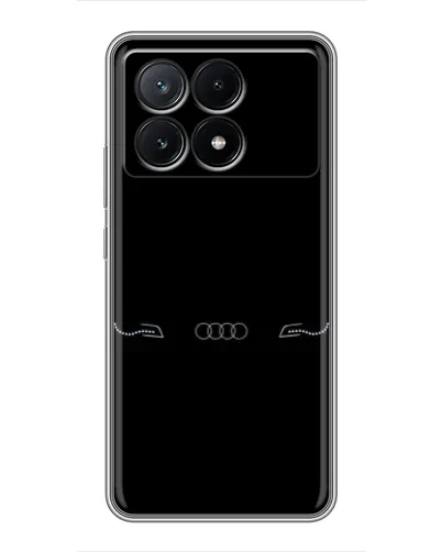 Чехол для Xiaomi POCO X6 Pro (5G) с картинкой «Audi — световой подпись»