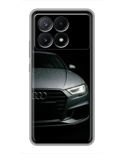 Чехол для Xiaomi POCO X6 Pro (5G) с картинкой «Audi — детализация кузова»
