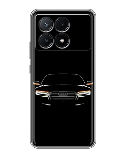 Чехол для Xiaomi POCO X6 Pro (5G) с картинкой «Audi — ночной контур»
