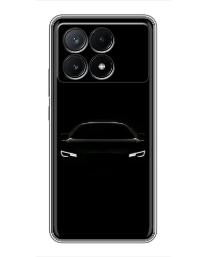 Чехол для Xiaomi POCO X6 Pro (5G) с картинкой «Взгляд Audi в темноте»