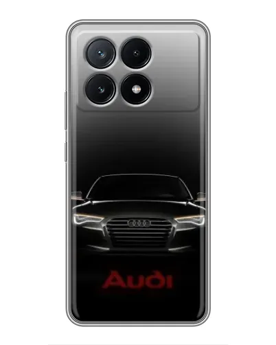 Чехол для Xiaomi POCO X6 Pro (5G) с картинкой «Audi — градиентный контур»