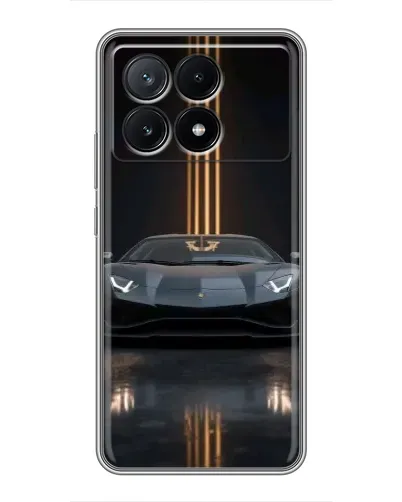 Чехол для Xiaomi POCO X6 Pro (5G) с картинкой «Lamborghini золотые линии» Чехол для Xiaomi POCO X6 Pro (5G) с картинкой «Lamborghini золотые линии»