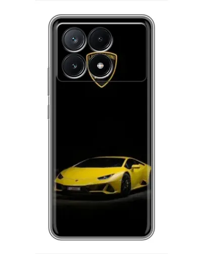 Чехол для Xiaomi POCO X6 Pro (5G) с картинкой «Lamborghini желтый акцент» Чехол для Xiaomi POCO X6 Pro (5G) с картинкой «Lamborghini желтый акцент»
