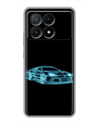 Чехол для Xiaomi POCO X6 Pro (5G) с картинкой «Неоновый контур Lamborghini» Чехол для Xiaomi POCO X6 Pro (5G) с картинкой «Неоновый контур Lamborghini»