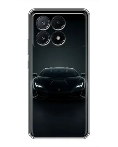 Чехол для Xiaomi POCO X6 Pro (5G) с картинкой «Черный Lamborghini Aventador» Чехол для Xiaomi POCO X6 Pro (5G) с картинкой «Черный Lamborghini Aventador»