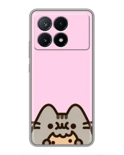 Чохол для Xiaomi POCO X6 Pro (5G) з картинкою «Pusheen та печиво» Чохол для Xiaomi POCO X6 Pro (5G) з картинкою «Pusheen та печиво»