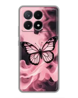 Чехол для Xiaomi POCO X6 Pro (5G) с картинкой «Бабочка в дыму» Чехол для Xiaomi POCO X6 Pro (5G) с картинкой «Бабочка в дыму»
