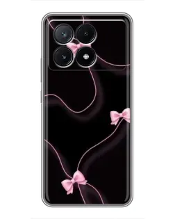Чехол для Xiaomi POCO X6 Pro (5G) с картинкой «Розовые ленты»