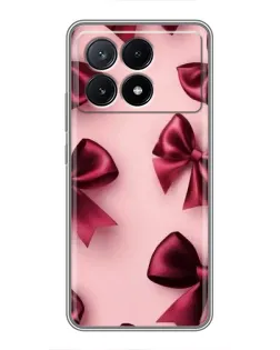 Чехол для Xiaomi POCO X6 Pro (5G) с картинкой «Бордовый атлас»