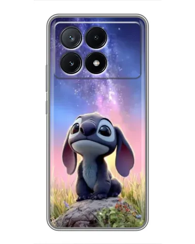 Чехол для Xiaomi POCO X6 Pro (5G) с картинкой «Стич на рассвете»