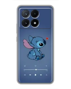 Чехол для Xiaomi POCO X6 Pro (5G) с картинкой «Музыкальный Stitch»