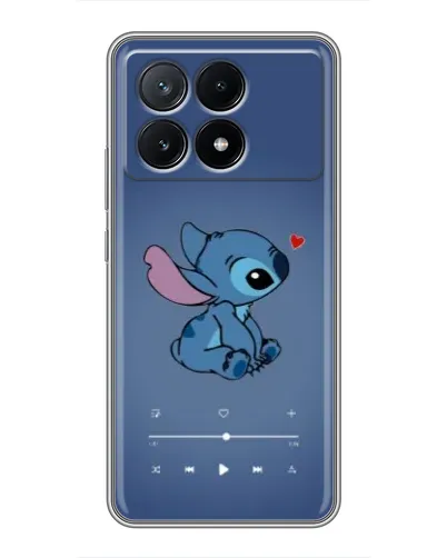 Чехол для Xiaomi POCO X6 Pro (5G) с картинкой «Музыкальный Stitch»
