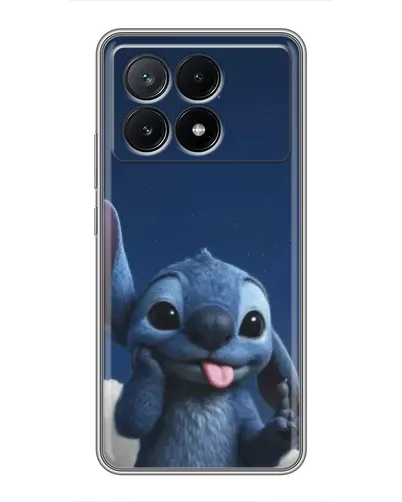 Чехол для Xiaomi POCO X6 Pro (5G) с картинкой «Стич в облаках»